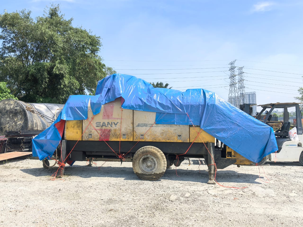 Before machinery cleaning